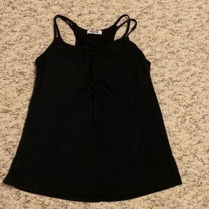 Classic Black Tank Top for Women